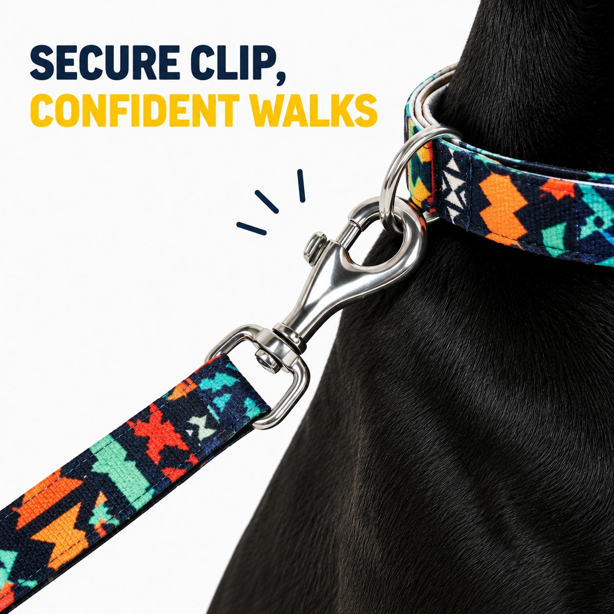 Midnight Mosiac - Leash and Collar set