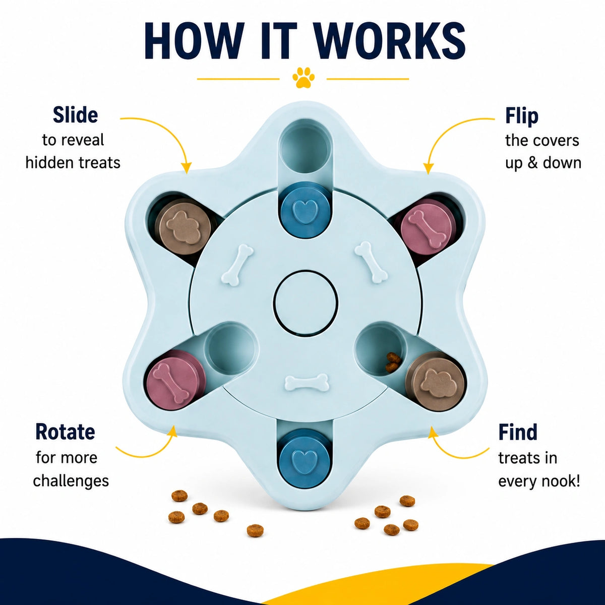 Paw shape puzzle