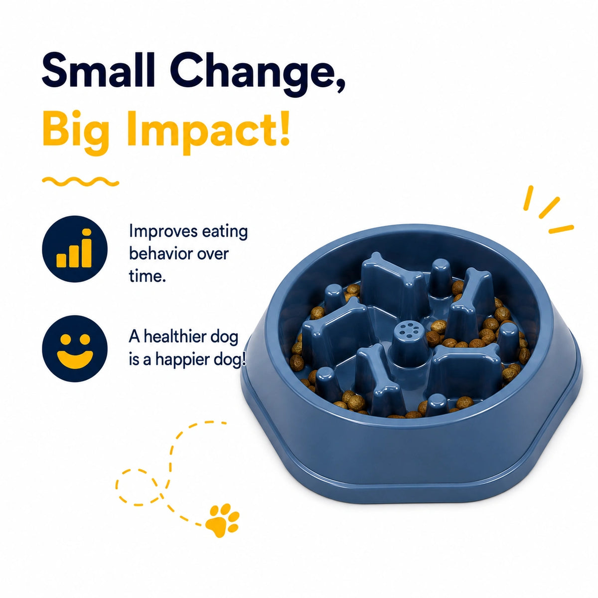 Slow Feeder Dog Bowl